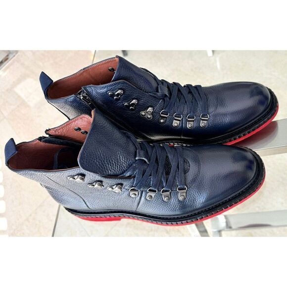 Mens 10 Vintage Foundry Hayden Boots Navy